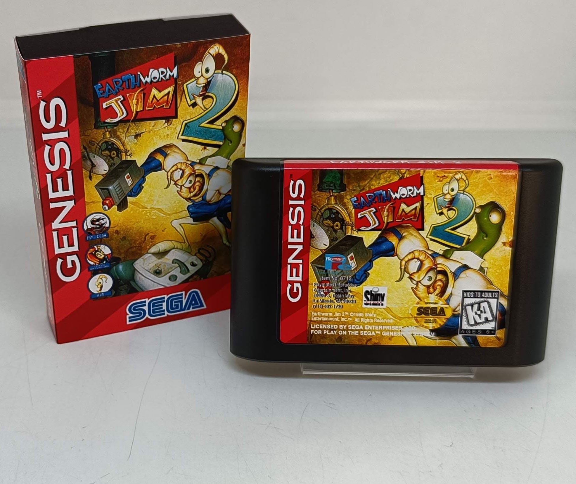 デスメタル Wormhole / Genesis デジパック限定盤 Sega Genesis EARTH WORM / EARTHWORM JIM 1 (THE ORIGINAL!) NEW