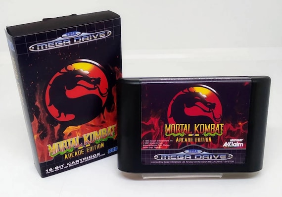 Mortal Kombat - Arcade Edition SEGA Genesis Mega Drive - Etsy