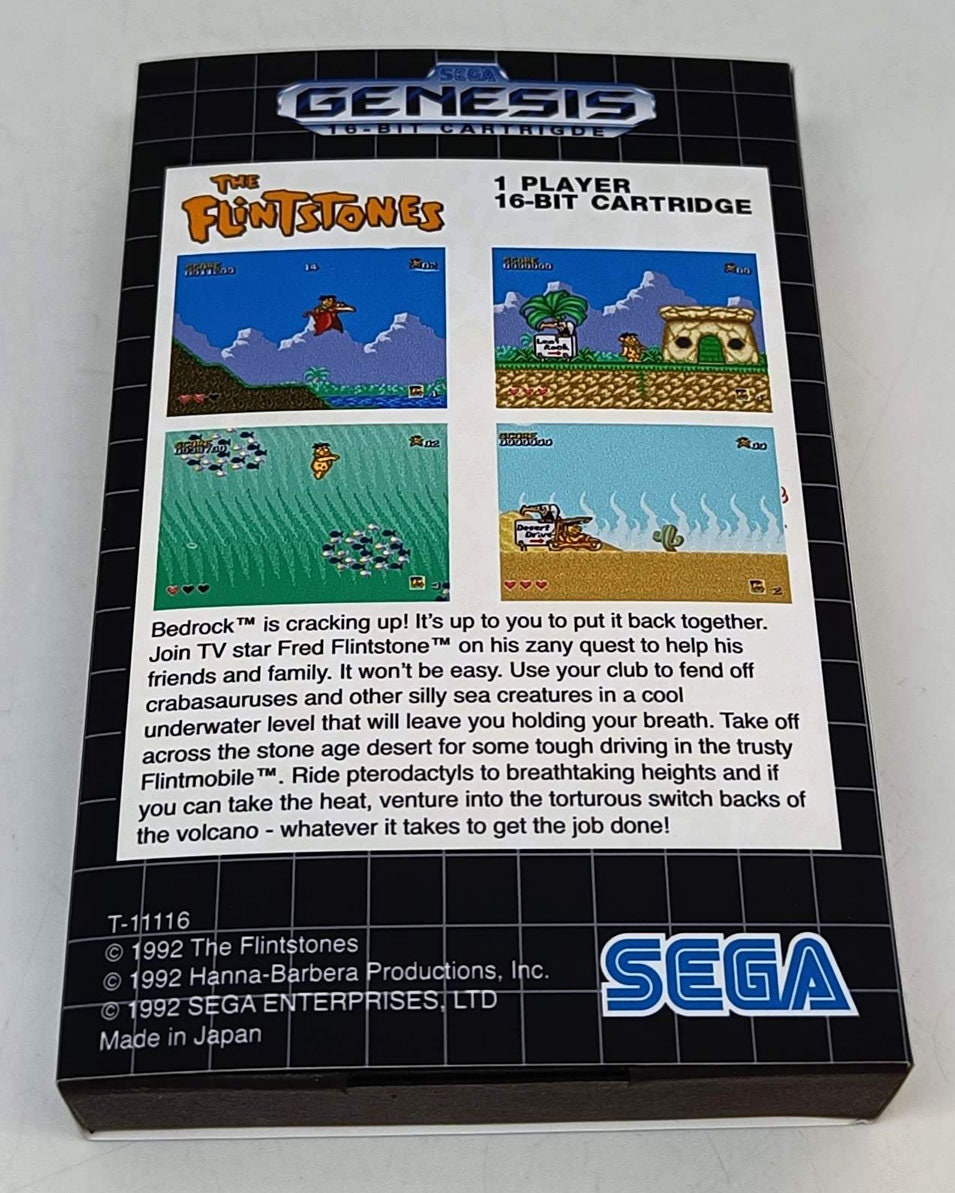 Cartucho De Megadrive Novo The Flintstones