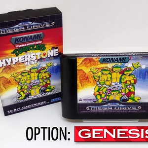 TMHT Teenage Mutant Hero Turtles: The Hyperstone Heist - Enhanced Colors SEGA Mega Drive Genesis