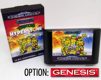 TMHT Teenage Mutant Hero Turtles: The Hyperstone Heist - Enhanced Colors SEGA Mega Drive Genesis