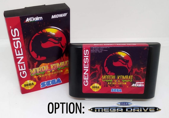 モータルコンバット (SEGA) Mortal Kombat - Arcade Edition SEGA Genesis Mega Drive - Etsy