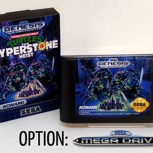 TMNT Teenage Mutant Ninja Turtles: The Hyperstone Heist - Enhanced Colors SEGA Genesis Mega Drive