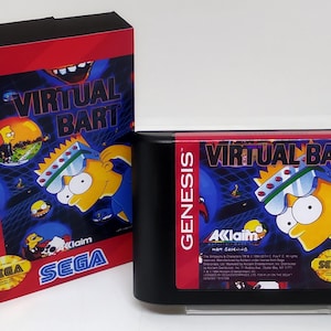 Virtual Bart SEGA Genesis Mega Drive