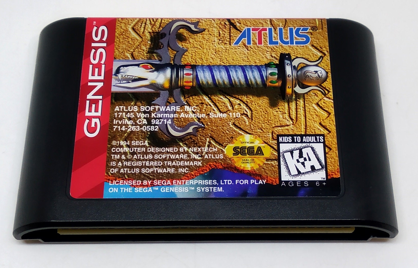 Crusader of Centy SEGA ゲームカートリッジ Crusader of Centy - 16 Bit Game Cartridge, Manual, and Case | eBay