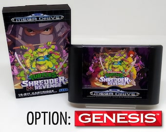 TMNT Teenage Mutant Ninja Turtles: Shredder's Re-Revenge SEGA Mega Drive Genesis