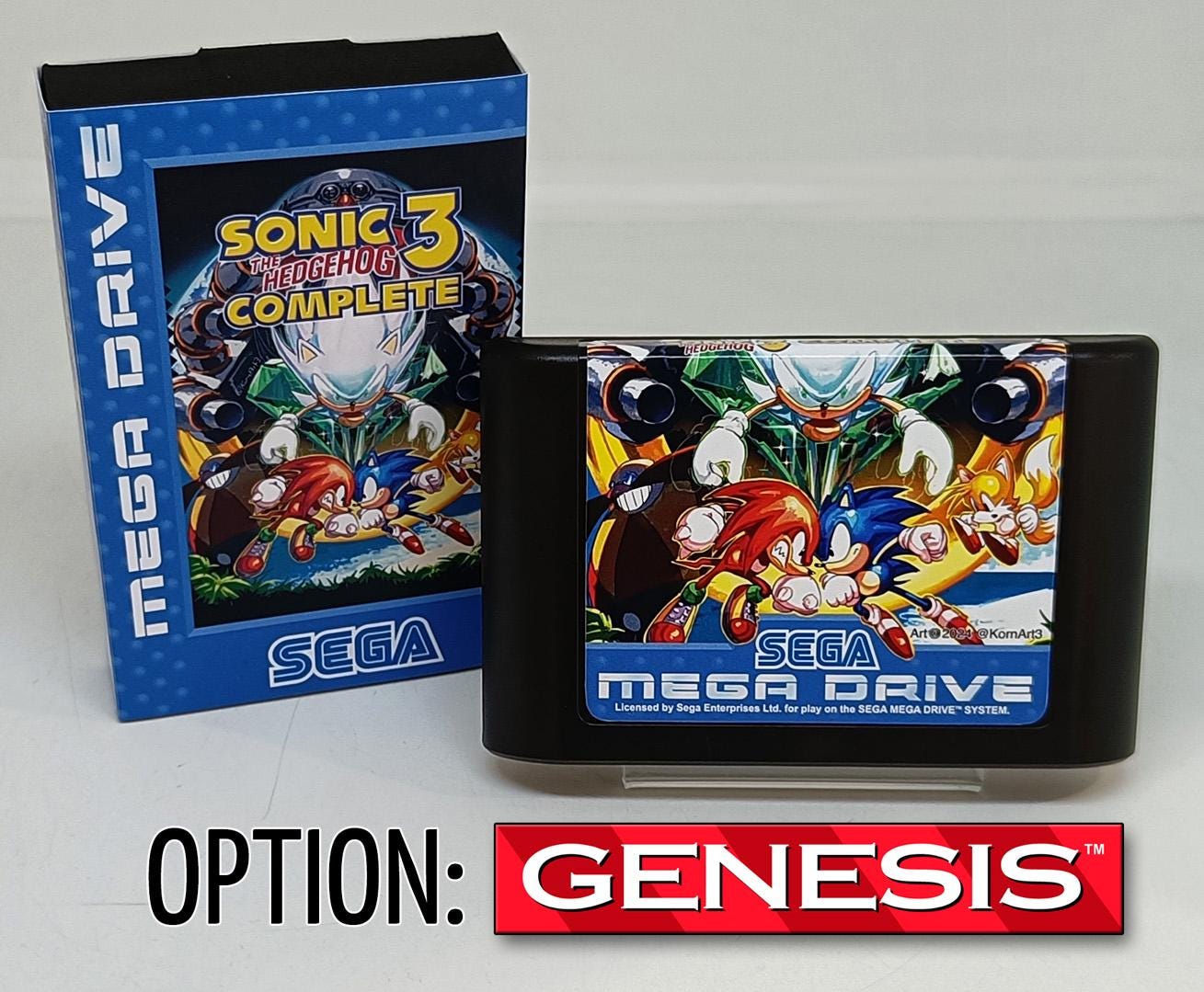 Sonic 3 Complete SEGA Mega Drive Genesis - Etsy