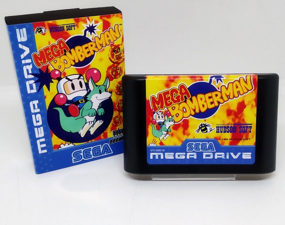 Mega Bomberman SEGA Mega Drive Genesis - Etsy