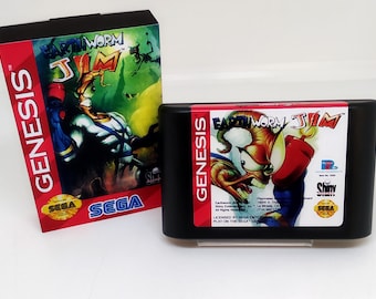 Earthworm Jim 2 Box Art & Case Only - For Sega Mega Drive