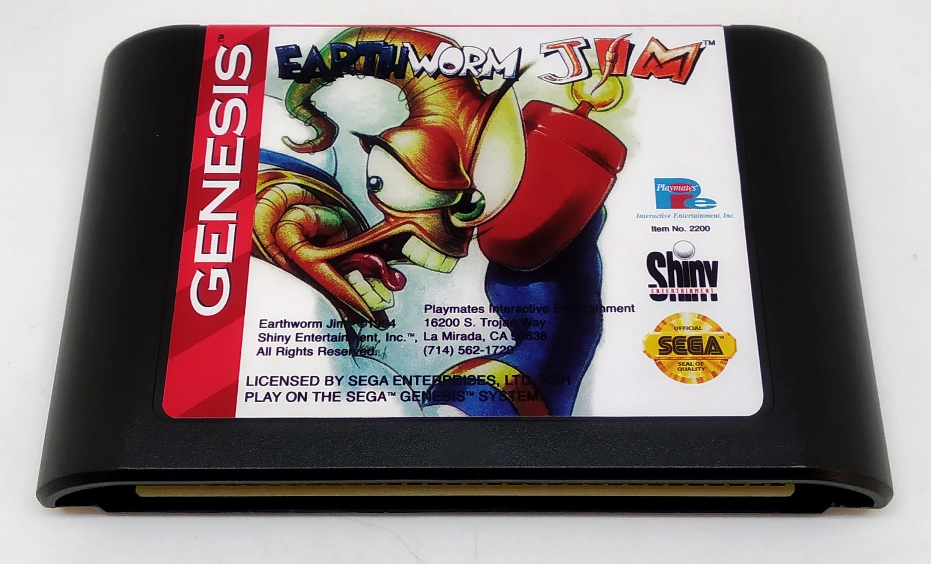 Earthworm Jim - Sound Fixed SEGA Genesis Mega Drive - Etsy