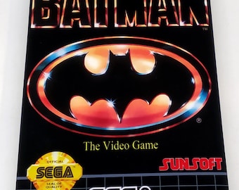 Batman: the Video Game SEGA Genesis Mega Drive - Etsy