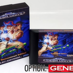 Street Fighter II Remastered Edition SEGA Genesis Mega Drive