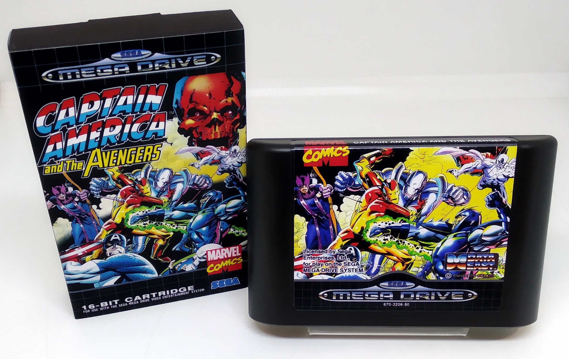 Captain America and the Avengers - Enhanced Colors SEGA Mega Captain America and the Avengers - Enhanced Colors SEGA Mega