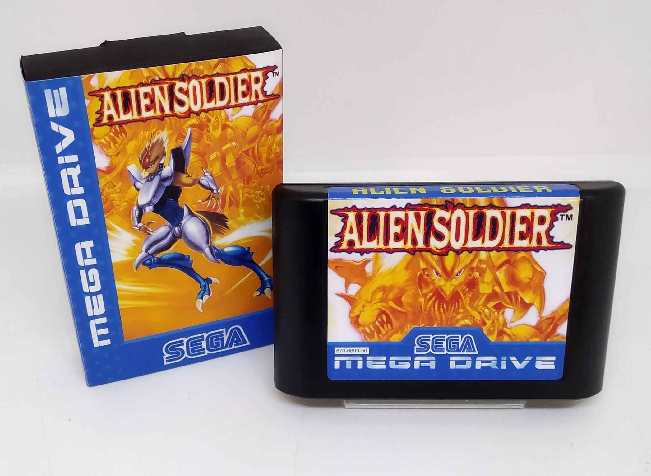 Alien Soldier Per Sega Genesis - NTSC-J Giapponese - Con Scatola E Istruzioni