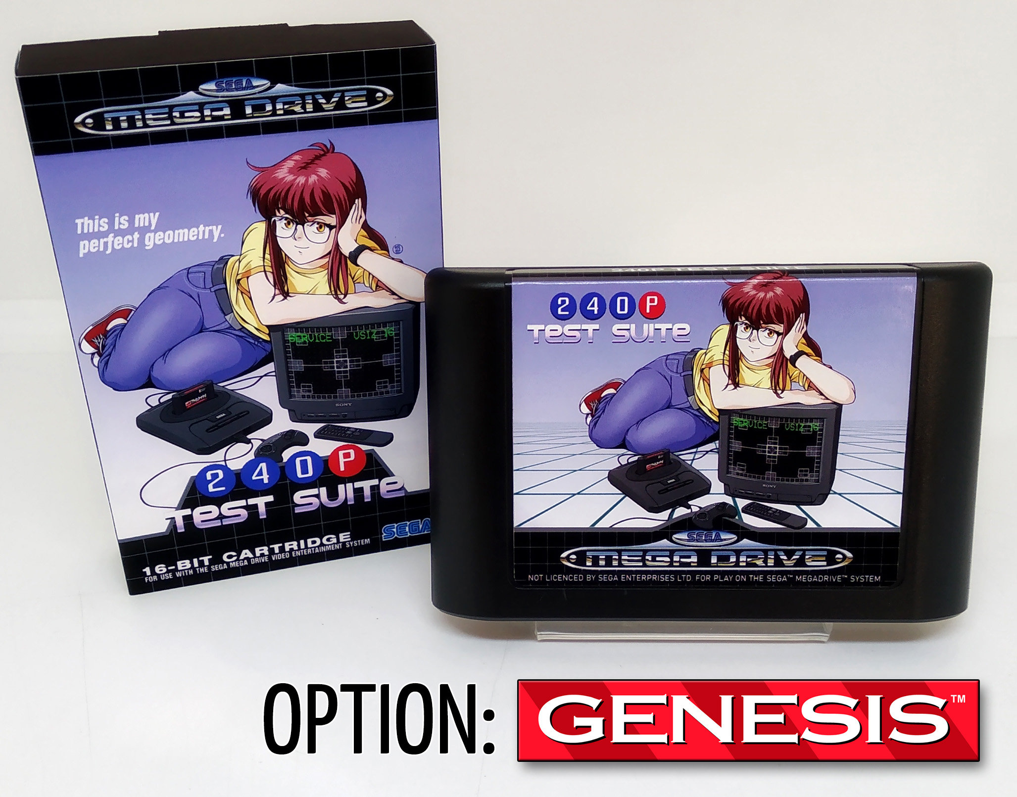 240p Test Suite SEGA Mega Drive Genesis - Etsy