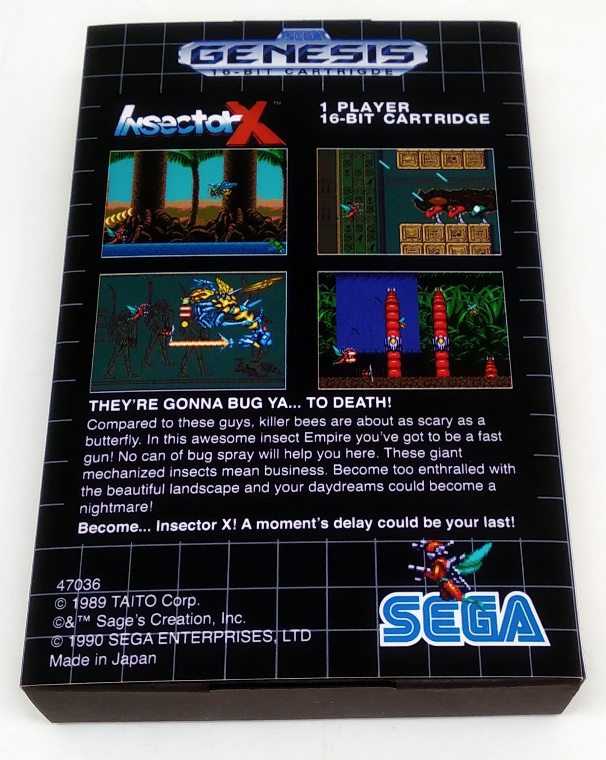 PCB Jamma TAITO – Insect X – Original – (détails : Petits Défauts Au Début)