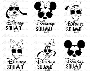 Bundle Squad 2025 Png, Family Vacation Svg, Vacay Mode Png, Family Trip Png, Magical Kingdom Svg, Svg, Png Files For Cricut Sublimation