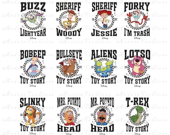 Toy Story PNG Bundle, Woody Buzz Lightyear PNG, Toy Story Family Vacation, Matching Family Trip Shirt, You've Got a Friend in Me