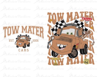 Bundle Cars SVG, Retro Tow Mater Png, Tow Mater Svg, Tow Mater Png, Radiator Springs, Retro Mater Png, Mater Shirt, Cars Png, Svg For Cricut