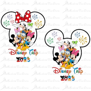 2025 Family Trip Bundle SVG PNG, Family Trip 2025 Png, Family Vacation Png, Friend Squad Png, Vacay Mode Png, Magical Kingdom Svg