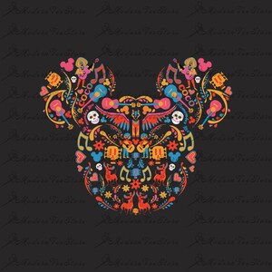 Un Poco Loco, Coco Png, Un Poco Loco Png,  Un Poco Loco Mickey Ear Png, Family Vacation Png, Magical Kingdom Png, Family Trip, Digital File