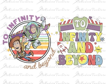 Two Sided To Infinity And Beyond Png, Toy Story Svg Png, Family Vacation Png, Friend Squad Png, Vacay Mode Png, Magical Kingdom Png, BUNDLE