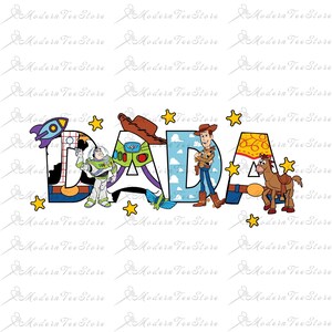 Bundle Toy Story Dada And Mama Png, Dad Mom Png, Dada Png, Mama Png, Birthday Boy Family, Vacay Mode Png, Magical Kingdom Png, Family Trip