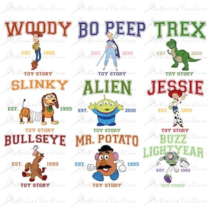 Toy Story Bundle Png, Toy Story Family Squad Png, Family Vacation Png, Vacay Mode Png, You&#39;ve Got A Friend In Me Png, Family Trip 2025 Png