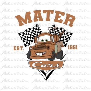 Retro Cars SVG, Retro Tow Mater Png, Tow Mater Svg, Tow Mater Png, Radiator Springs, Retro Mater Png, Mater Shirt, Cars Png, Svg For Cricut
