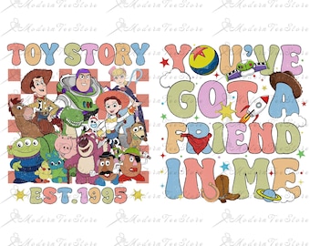 Toy Story Est 1995 Png, Bundle You've Got A Friend In Me Png, Toy Story Png, Family Vacation Png, Friend Squad Png, Vacay Mode Png, Only Png
