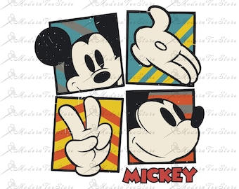Retro Mickey Mouse Png, Mouse SVG, Family Vacation Svg, Family Trip Svg, Vacay Mode Svg, Mouse Est 1928 PNG, Family Shirt, Digital Download