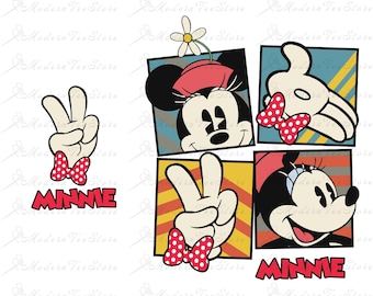 Retro Minnie Mouse Png, Mouse SVG, Family Vacation Svg, Family Trip Svg, Vacay Mode Svg, Mouse Est 1928 PNG, Family Shirt, Digital Download