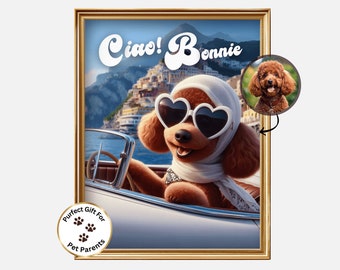 Custom Cartoon Pet Portrait | Personalized Pet Portraits | Pet Art Cartoon Style | Custom Dog Gift | Pet Digital Illustration | Digital