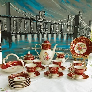 Zeh Scherzer Red Service – Luxury Coffee Set
