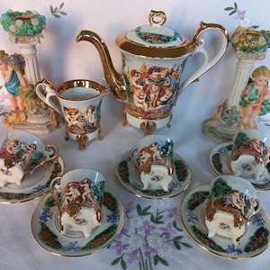 Servizio da caffè Capodimonte