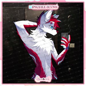 Icono base P2U - selfie masculino ||| ilustración furry ych arte anthro lobo adulto colorear procreate