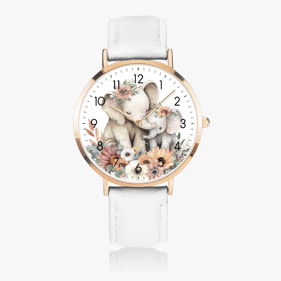 Elephant Watch for Women & Children – Wristwatch With Elephant Motif ...