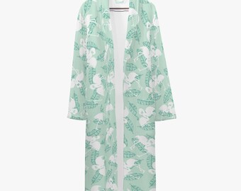 Flamingo Dressing Gown Mint Green Unisex Bathrobe / Robe for Women, Men, Children and Teenagers Lightweight Cover-up for Sauna & Home - Etsy New Zealand Flamingo Dressing Gown Mint Green Unisex Bathrobe / Robe for Women, Men, Children and Teenagers Lightweight Cover-up for Sauna & Home - Etsy New Zealand