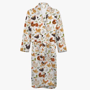 knee length dresses for ladies Women's Merino Wool Thermal Dressing Gown