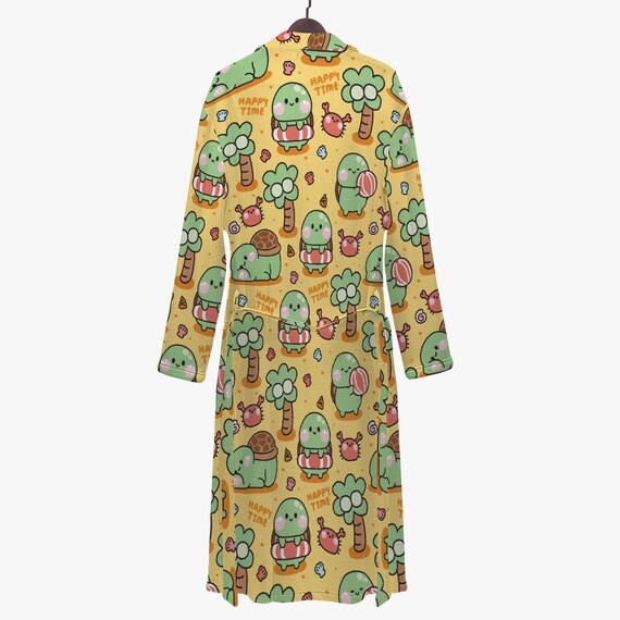 Fluffy femmes peignoir tortue pour hommes robe de chambre design tortue drole peignoir sauna pour femmes robe motif animal kawaii Etsy France