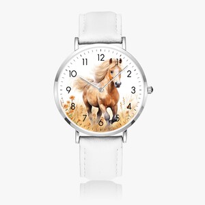 Reloj de caballo para niñas, reloj con motivo de caballo, reloj de caballo para niñas, reloj de niña con caballo, regalo para amantes de los caballos, reloj de jinete