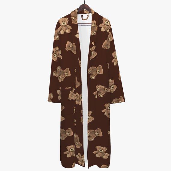Fluffy Women's and Men's Teddy Bear Bathrobe, Brown Teddy Design Dressing  Gown, Sauna Women's Bathrobe, Bear Pattern Robe, Men's Bathrobe - Etsy  Canada