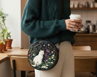 Sac Cabas CAVALCANTI En Cuir Véritable Peint à La Main Motif Floral - Extra Large, Occasion