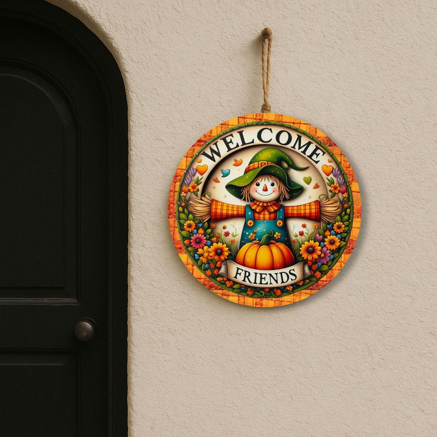 Lustiges Willkommensschild Aus Holz Für Die Haustür | 30,5x15,2 Cm, Rustikaler Bauernhausstil – Perfekt Als Geschenk Oder Deko