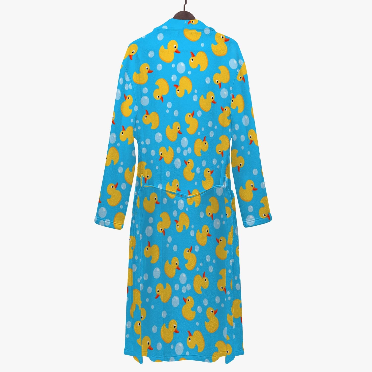 Fluffy Women's and Men's Bathrobe Blue, Funny Duck Dressing Gown, Sauna ...
