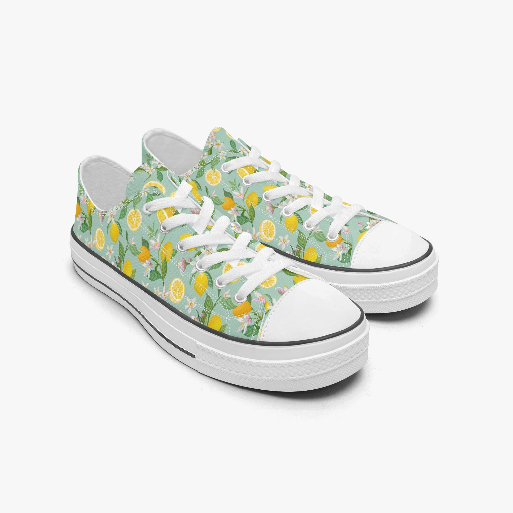 Lemon Sneakers - Etsy