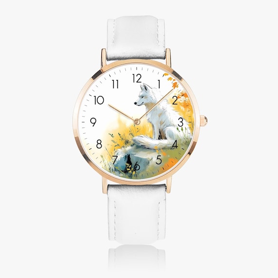 Relojes de pulsera de lobos grabado