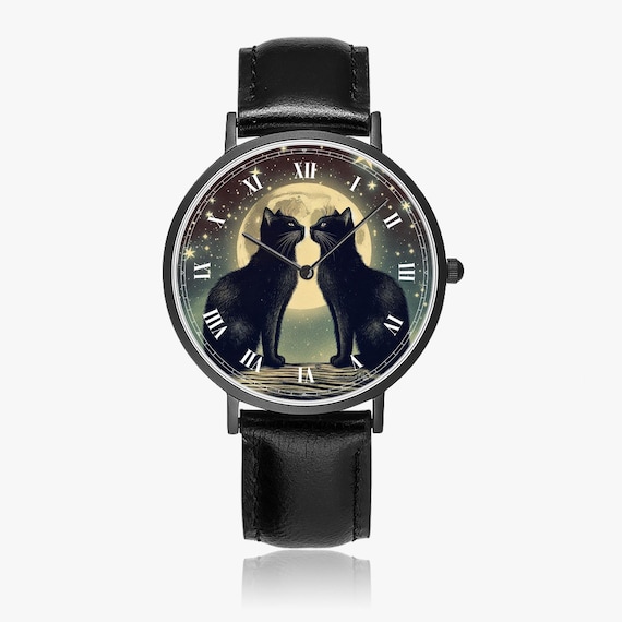 Bracelet en cuir de montre pour femme vintage, montre pour enfants - Main Image