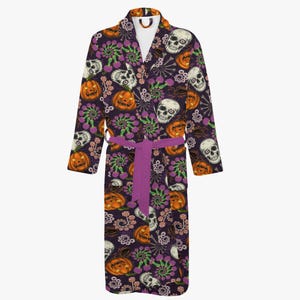 Skull Bathrobe - Etsy