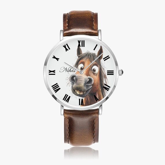 Brown Leather Watch with Cartoon Dial Amazon.com: Nickelodeon Rugrats Kids Analog Watch – Vintage  main image 2